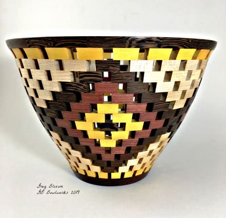 Hand turned wooden bowls